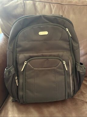 Targus Black Laptop Backpack with Multiple Compartments